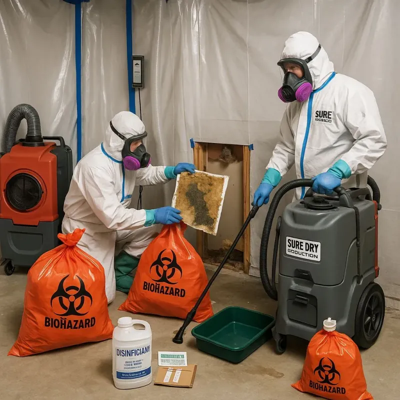 Contaminated Water Handling Protocols process in Chester County, SC